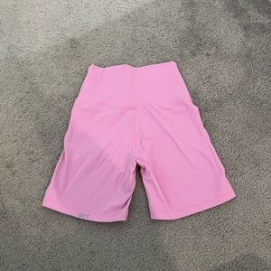 Set Active Pink Biker Shorts